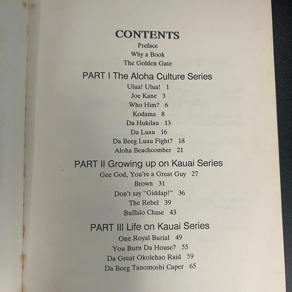 Signed Maikai Nou Kauai! George R Aguiar Keoki 1989 First Printing Hawaii Book